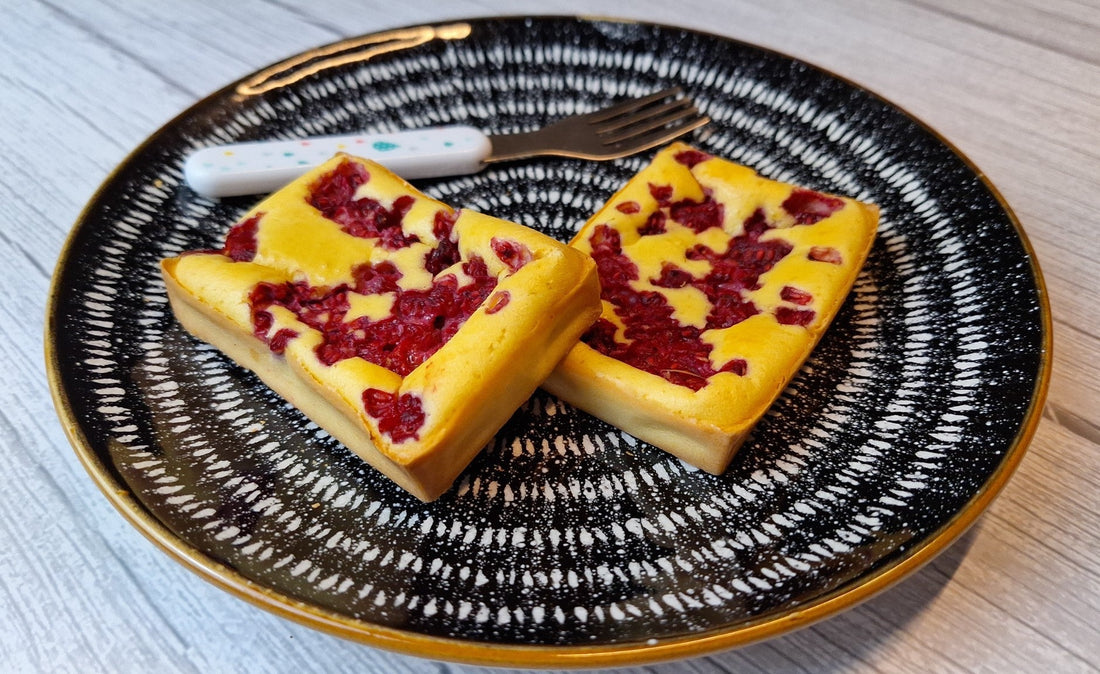 Málnás tejes pite recept
